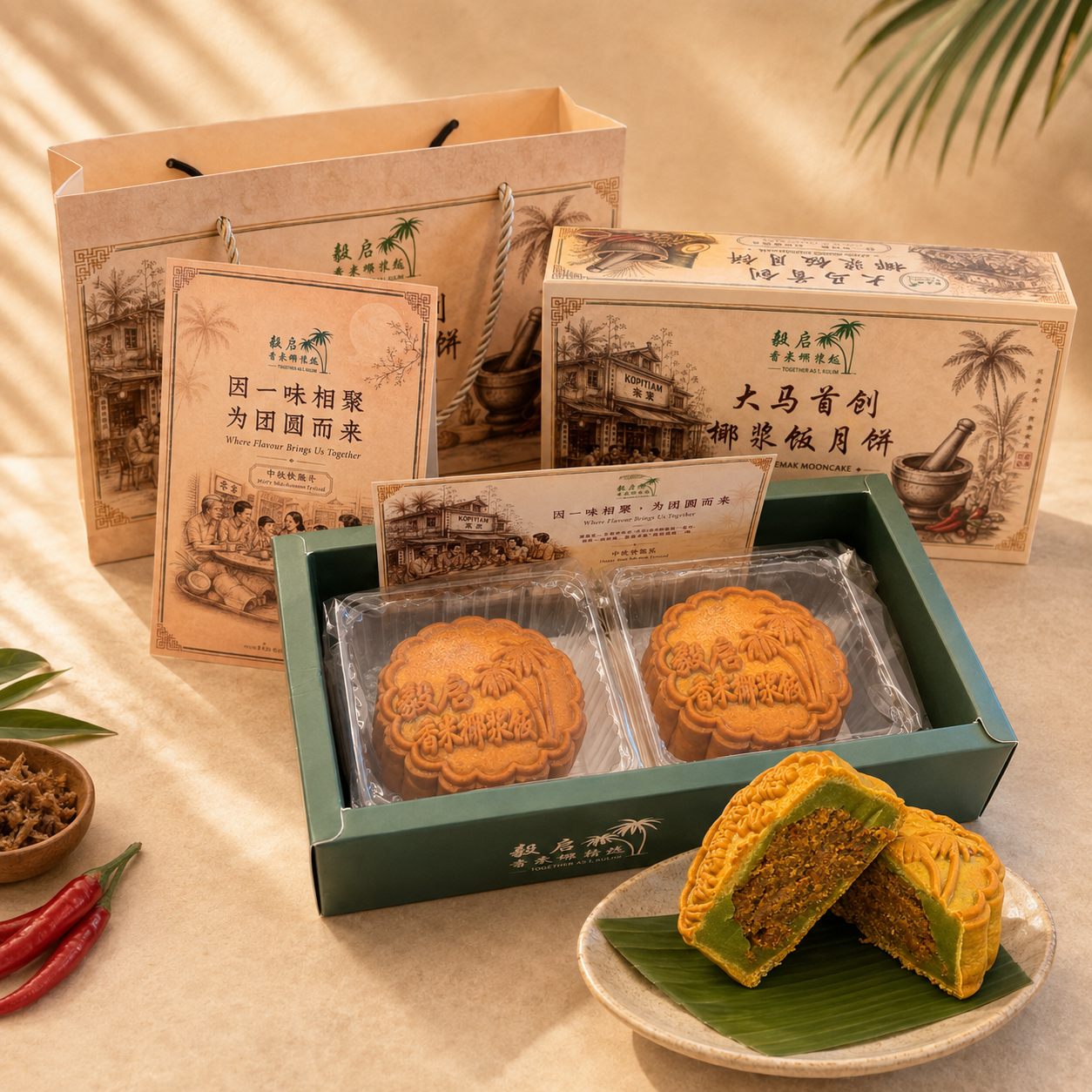 毅启 Nasi Lemak 月饼